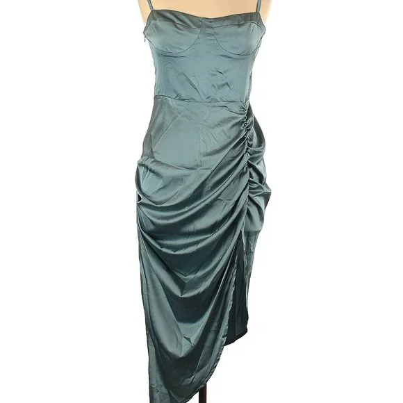 Cider | Dresses | New W Tags Cider Sleeveless Ruched Cocktail Dress Size L  | Poshmark